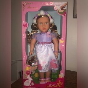 Our generation limited edition Easter doll blossom new